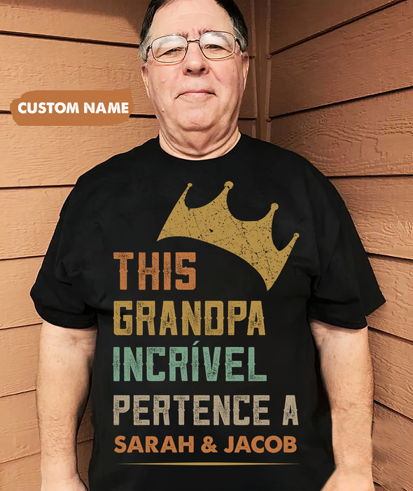 Regalo Para Papa This Grandpa Incrível T-Shirt - JD - TT2405221