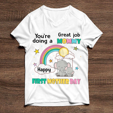 Gift For Mommy Happy First Mother Day T-Shirt - AD - TT2803226