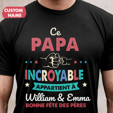 Personalized Cadeau Pour Papa Ce Papa T SHIRT- JD -TT10052235