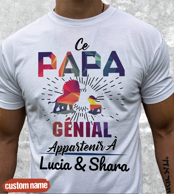 Ce Papa Génial T-Shirt - JD - TT10052229