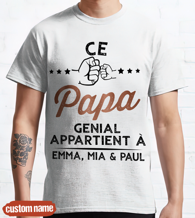 Ce Papa Génial Apparent À T-Shirt - JD - TT10052230
