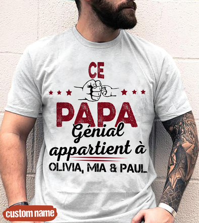 Ce Papa Génial T-Shirt - JD - TT10052231