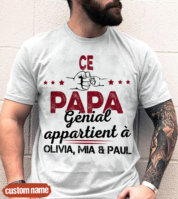 Ce Papa Génial T-Shirt - JD - TT10052231