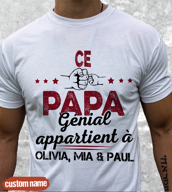 Ce Papa Génial T-Shirt - JD - TT10052231