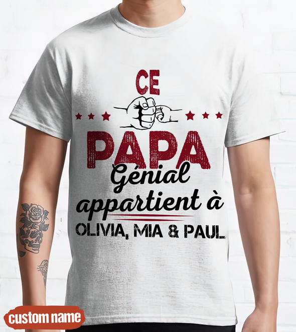 Ce Papa Génial T-Shirt - JD - TT10052231
