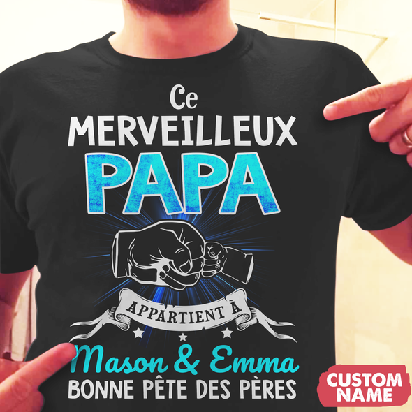 Ce Merveilleux Papa T-Shirt - JD - TT1005226