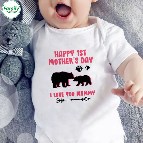 Happy 1st Mother's Day I Love You Mummy  Onesie - PP - LT1702223