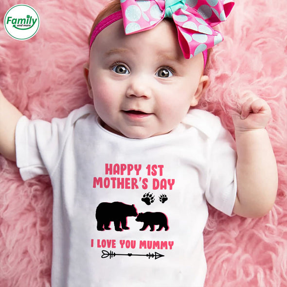 Happy 1st Mother's Day I Love You Mummy  Onesie - PP - LT1702223