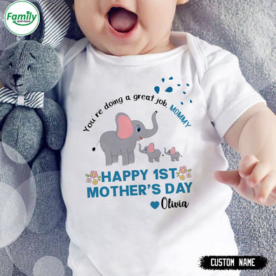 Personalized Gift For Future Mommy You Are Doing A Great Job Baby Onesie - PP - LT1603223