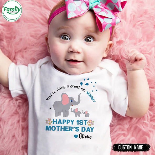 Personalized Gift For Future Mommy You Are Doing A Great Job Baby Onesie - PP - LT1603223