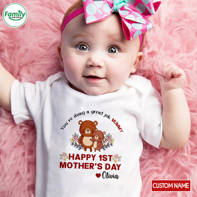 Gift For Future Mummy You're Doing A Great Job Mommy Baby Onesie - PP - LT1502224