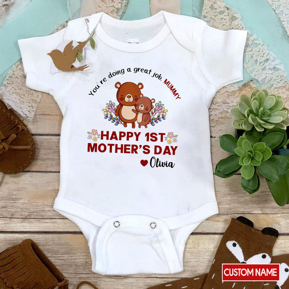 Gift For Future Mummy You're Doing A Great Job Mommy Baby Onesie - PP - LT1502224