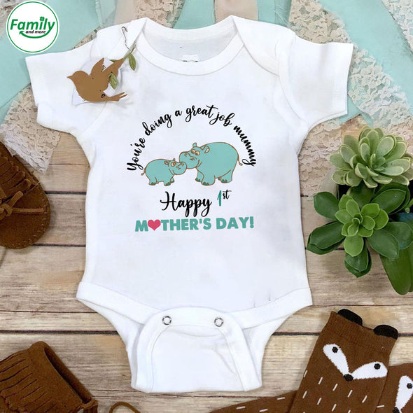 Gift For Mum You Are Doing A Great Job Mummy Baby Onesie - PP- LT1802225