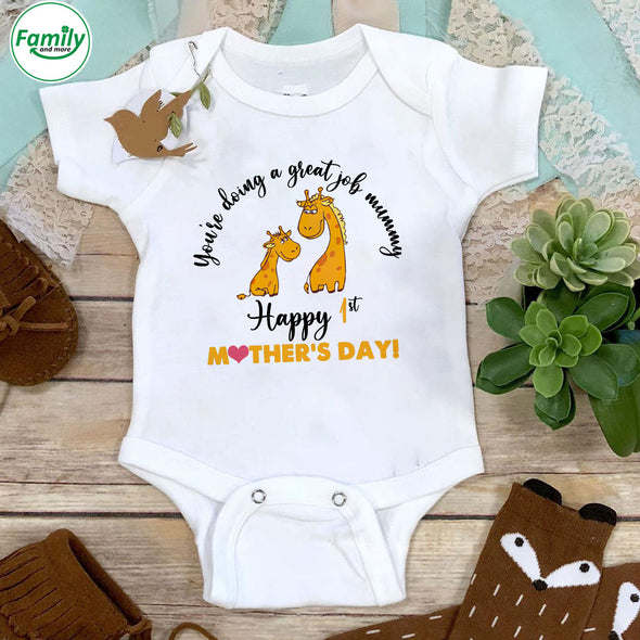 Gift For Future Mummy I'm So Lucky You Are My Mummy Baby Onesie - PP - LT2101221