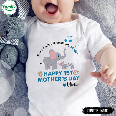 Personalized Gift For Future Mummy Mummy, You Are Doing A Great Job Baby Onesie - PP - LT2802226