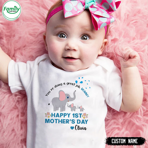 Personalized Gift For Future Mummy Mummy, You Are Doing A Great Job Baby Onesie - PP - LT2802226