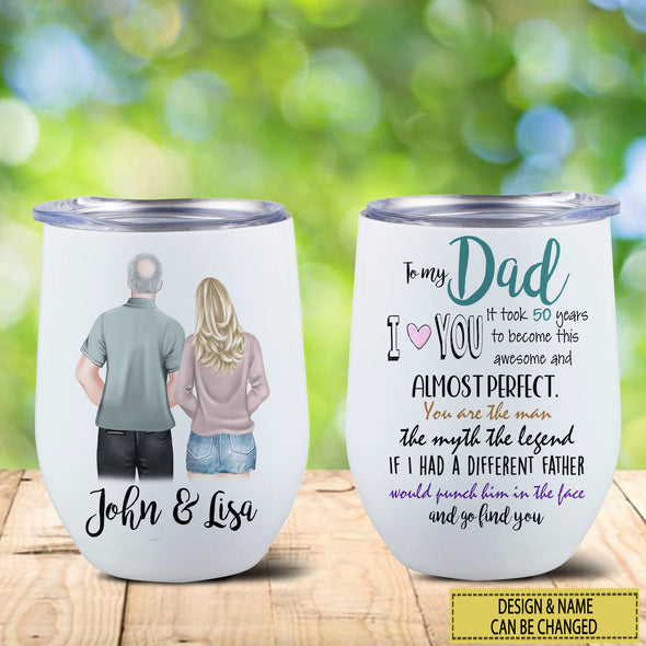 Gift for Dad I Love You WineTumbler - pp - LT221221-2