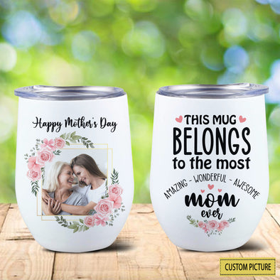 Personalized Gift For Future Mummy Happy Mother's Day Wine Tumbler - LP - LT1502226