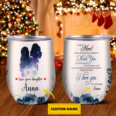Gift For Mom Thank You Wine Tumbler - PP - TA1110211