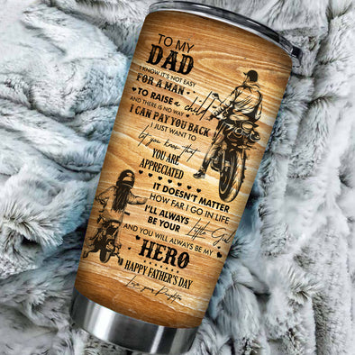 Gift For Dad The Greatest Dad Ever Tumbler - pp