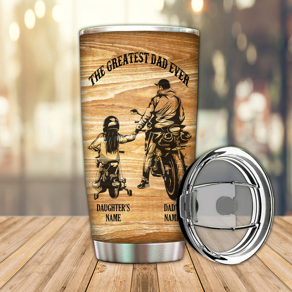 Gift For Dad The Greatest Dad Ever Tumbler - pp