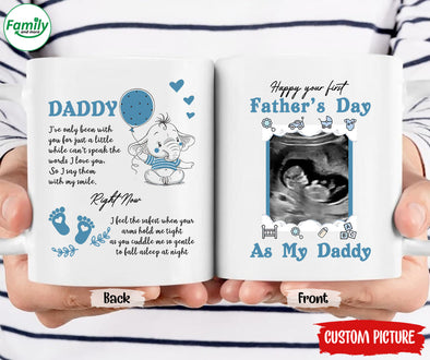 Happy Your First Father's Day as my Daddy-nk mug-tt