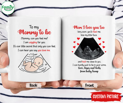 Personalized Gift For Mommy I love you too...Love Mugs -mc