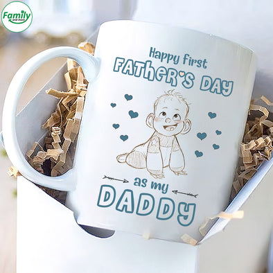 Happy first Father's Day as my Daddy-nk Mugs