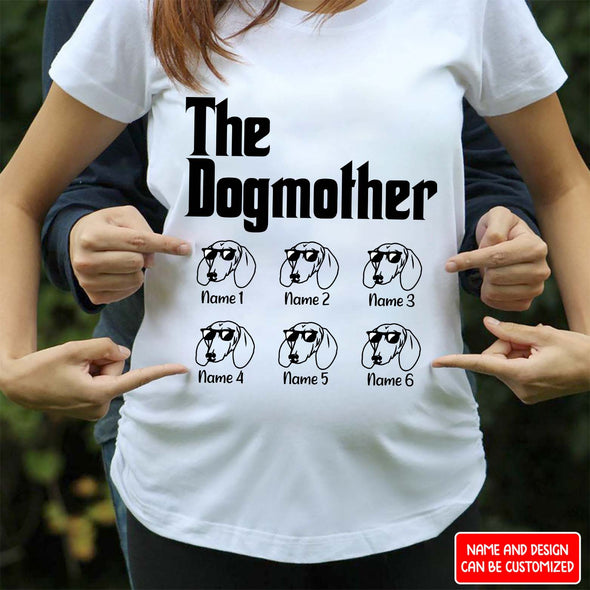 Gift For Dog Lovers The Dogmother Personalized Custom Dog Mom Shirt T-Shirt - NT-HB281121