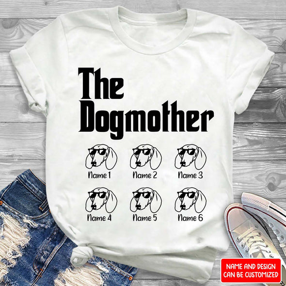 Gift For Dog Lovers The Dogmother Personalized Custom Dog Mom Shirt T-Shirt - NT-HB281121