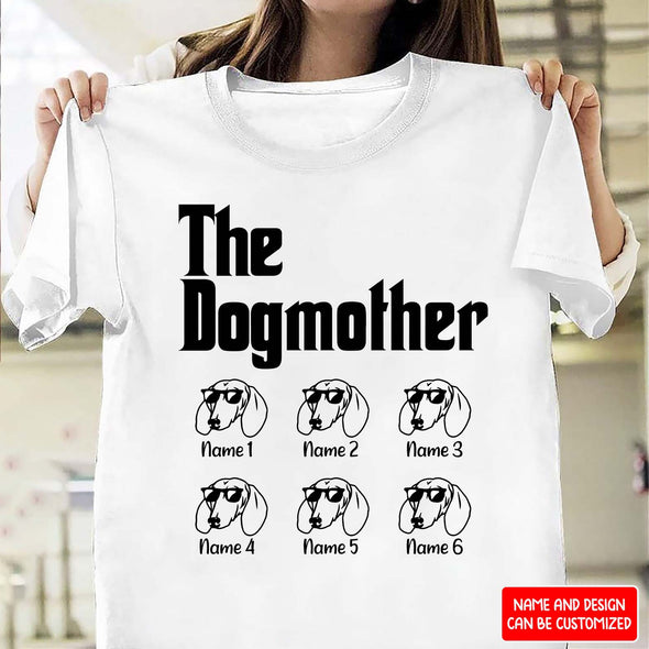 Gift For Dog Lovers The Dogmother Personalized Custom Dog Mom Shirt T-Shirt - NT-HB281121