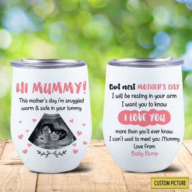 Personalized Gift For Future Mummy I Can't Wait To Meet You Mummy Tumbler  - PP - LT0902221
