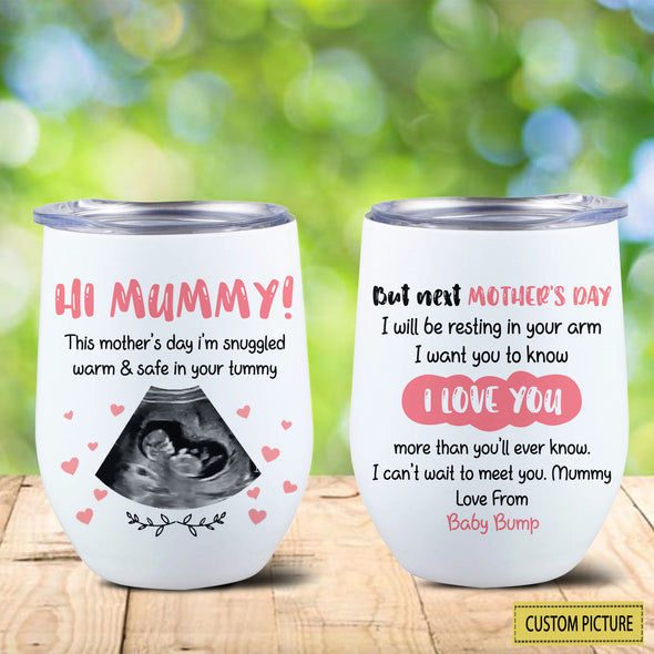 Personalized Gift For Future Mummy I Can't Wait To Meet You Mummy Tumbler  - PP - LT0902221