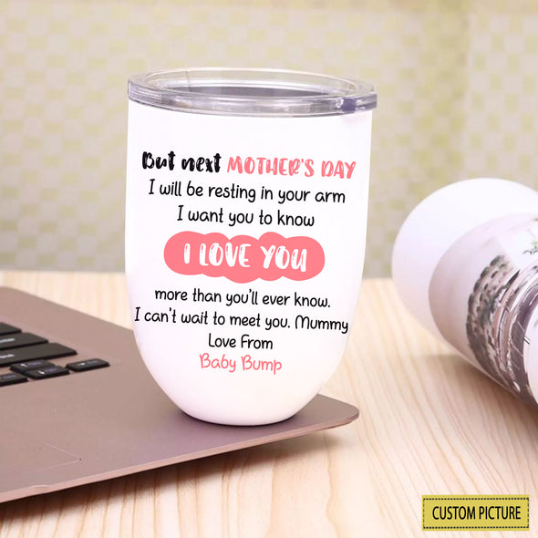 Personalized Gift For Future Mummy I Can't Wait To Meet You Mummy Tumbler  - PP - LT0902221