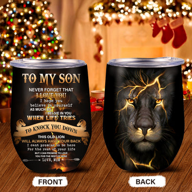 Gift For Son I Love You Wine Tumbler - Kv - TT0710216