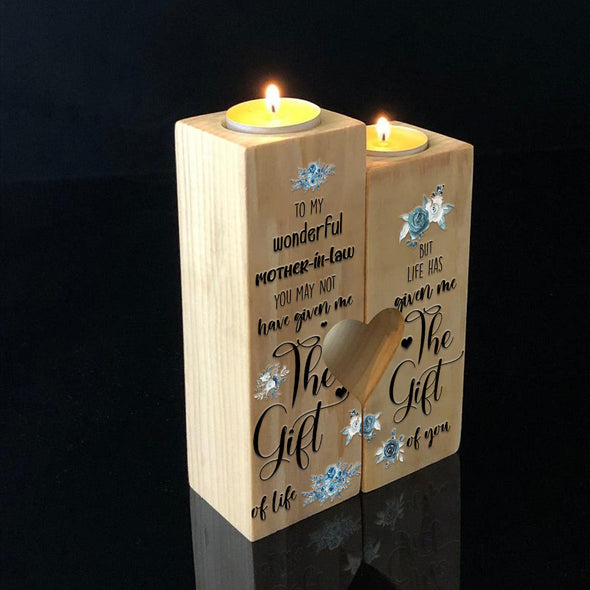 Gift For Mother In Law The Gift Of Life The Gift Of You Candle Holder - pp