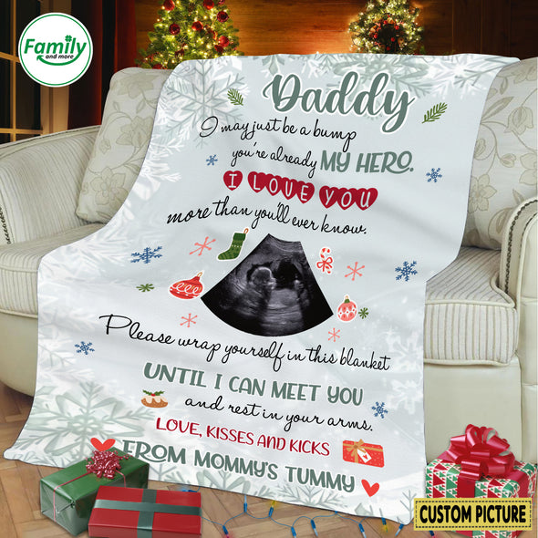 Personalized Gift For Future Daddy I Love You Blanket - NT-HB1611224-1