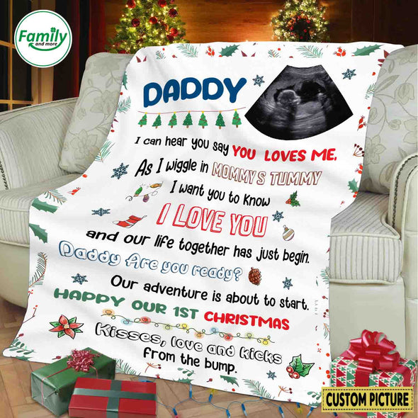 Personalized Gift For Future Daddy I Want You To Know I Love You Blanket - NT - HB2110224