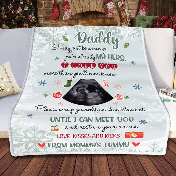 Personalized Gift For Future Daddy I Love You Blanket - NT-HB1611224-1
