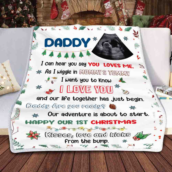 Personalized Gift For Future Daddy I Want You To Know I Love You Blanket - NT - HB2110224