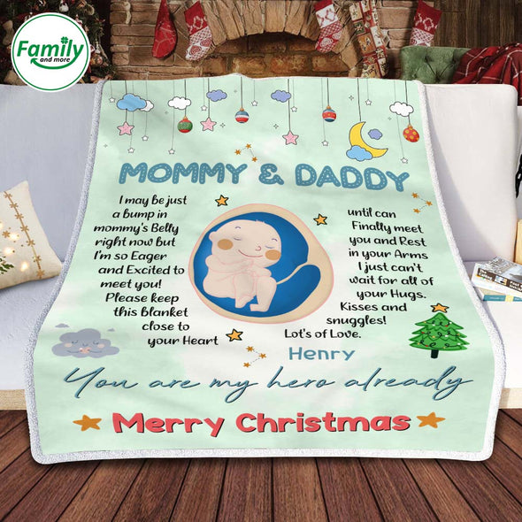 Gift For Daddy Or Mommy You Are My Hero Already Blanket - NT - HB2211224