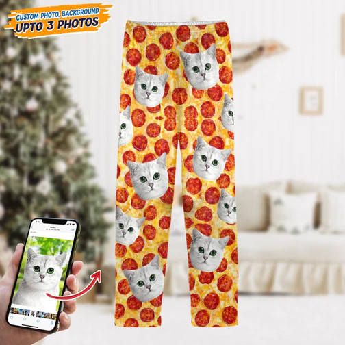 Custom Photo Tie Dye Background Cat Pajamas_NT021222