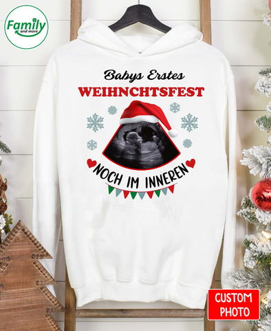 Geschenk für MaMa Babys Erstes Weihnchtsfest Christmas Hoodie - NT- HB1011222