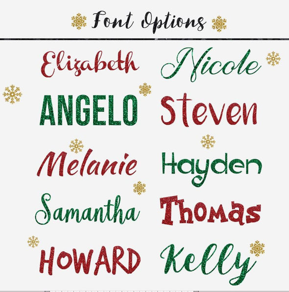 Personalized Christmas Gift Bag For Kids