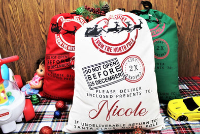 Personalized Christmas Gift Bag For Kids