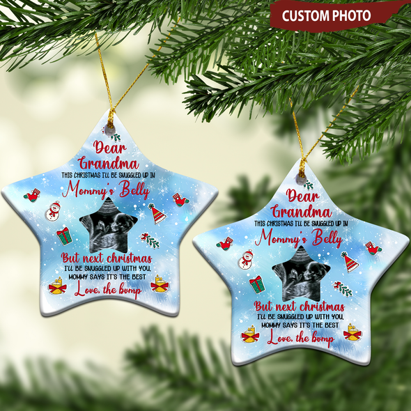 Personalized Gift For Grandma Christmas Ornament - Mc - KT 0510214
