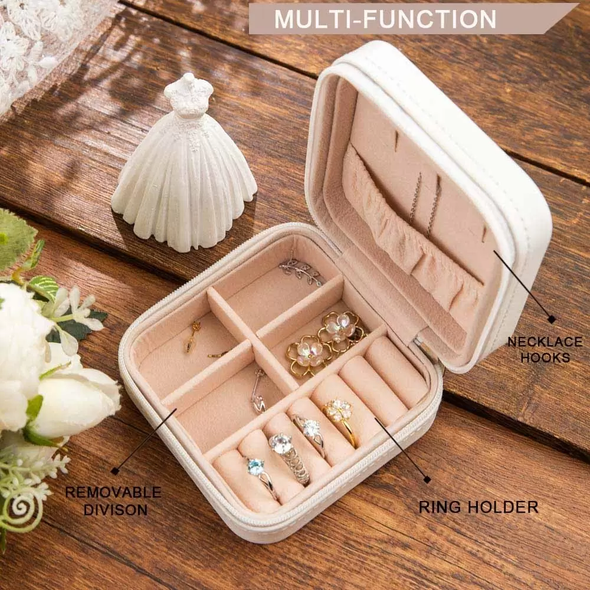 Personalized Name And Flower Birth/ Zodiac Sign Jewelry Box