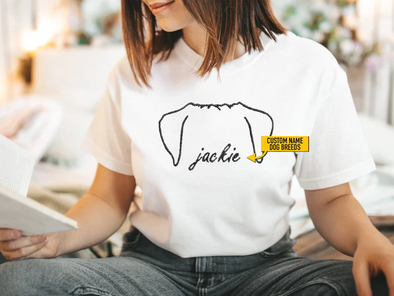 Custom Name Dog Embroidery Shirt For Dog Lover - NT - ST160622