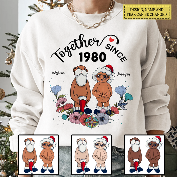 Personalized Gift For Matching Couple, Anniversary Gifts Together Since T-shirt, Hoodie, Sweatshirt LHT-TS221122