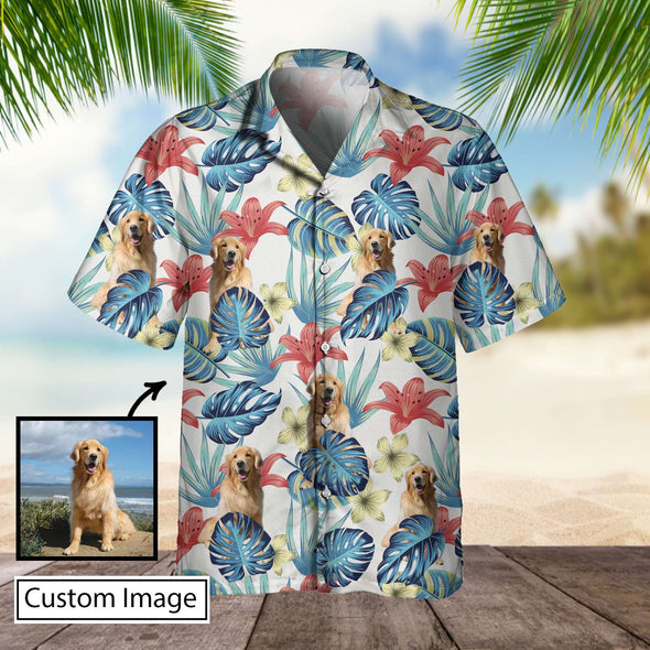 Customized Photo Dog Man's Hawaiian Shirt-PP-AV2006221